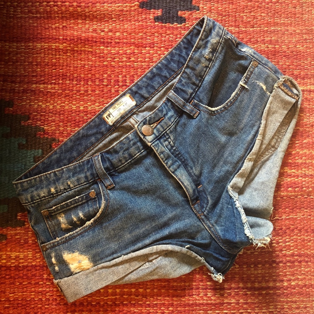 Free People Jean Shorts - 27